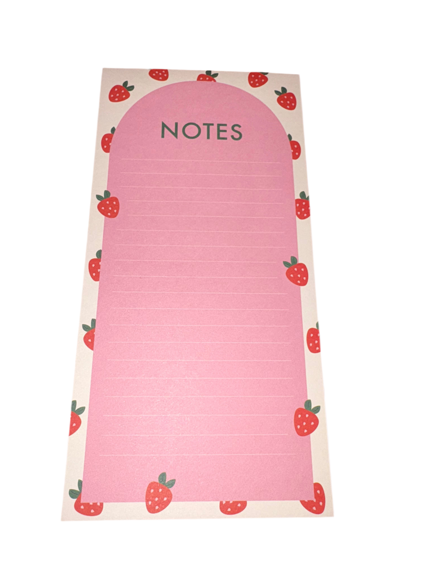 Magnetic List Note Pad Strawberries