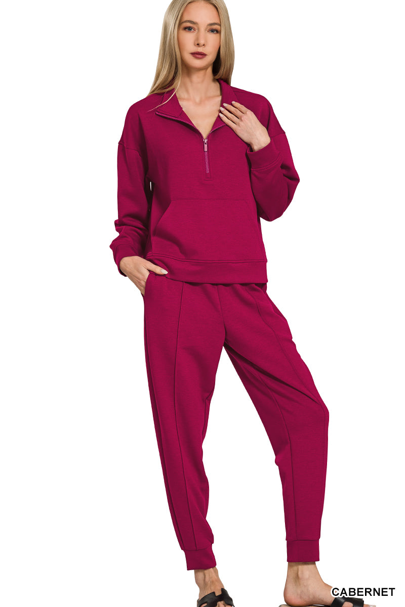 PREORDER SCUBA Half Zip Sweater & Joggers