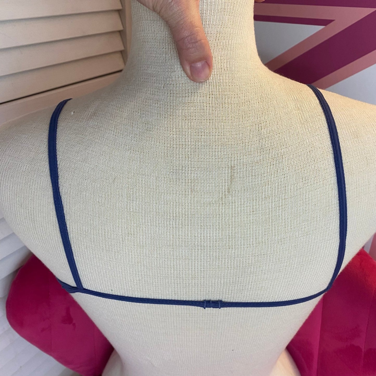 Blue Lace Line Bralette