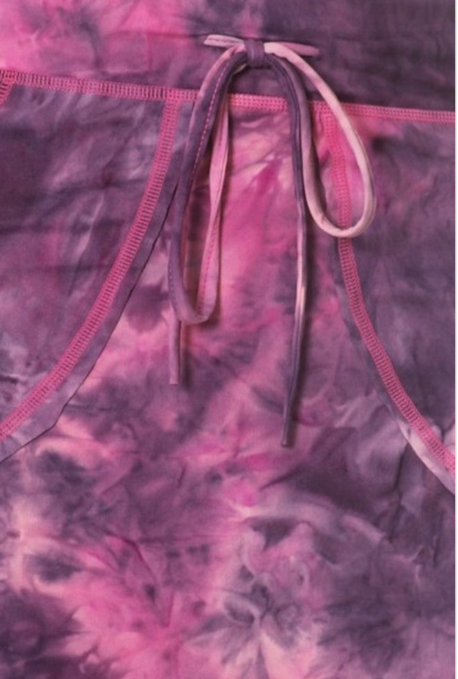 FINAL SALE Pink Tye Dye Print Maxi Skirt