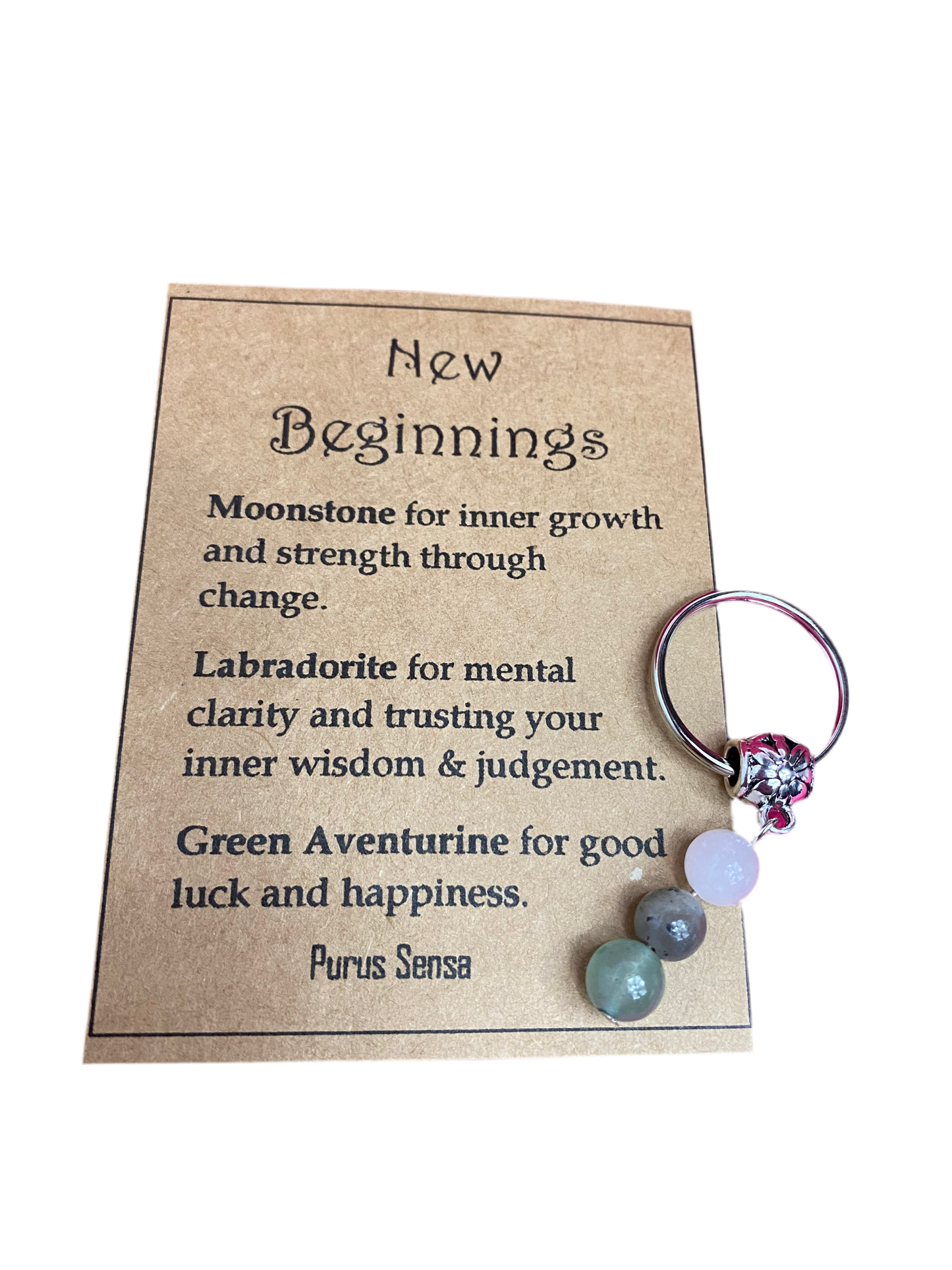 New Beginnings Keychain