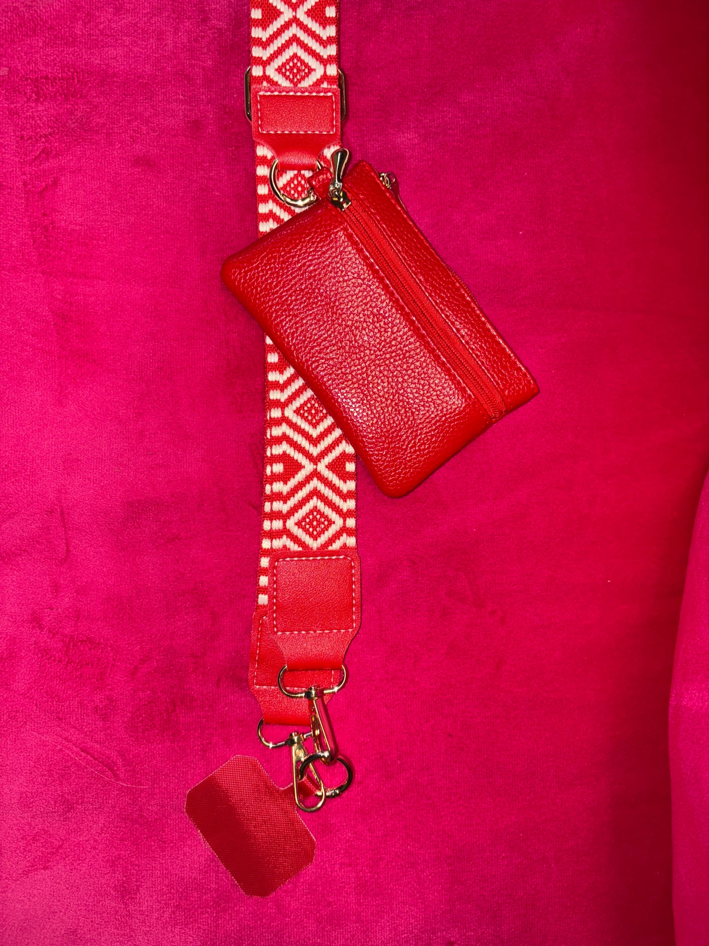Chelsey Cell Phone Land-yard and card holder (4 Colours)