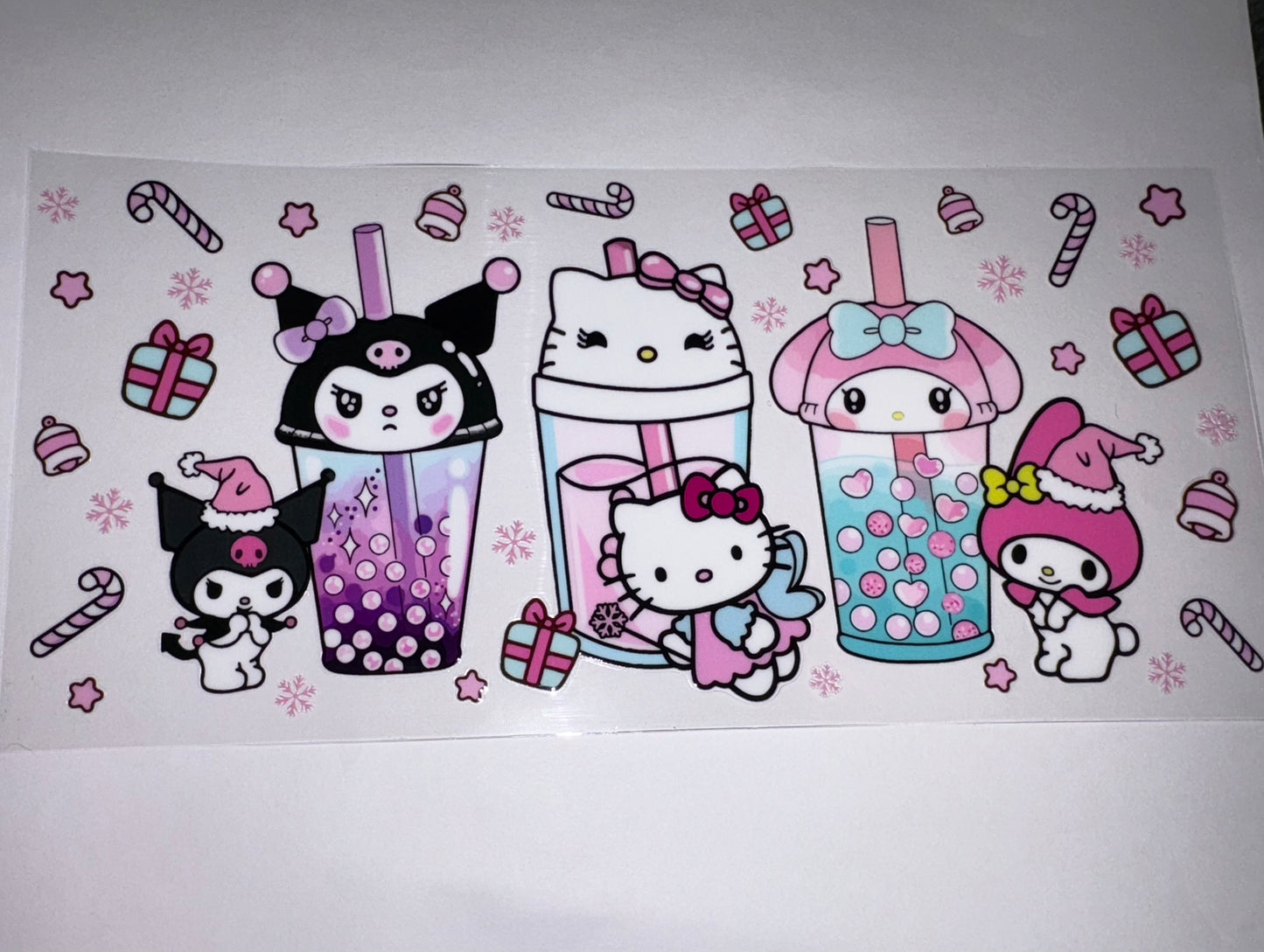 HK Bubble Tea Christmas CUP WRAP DIY