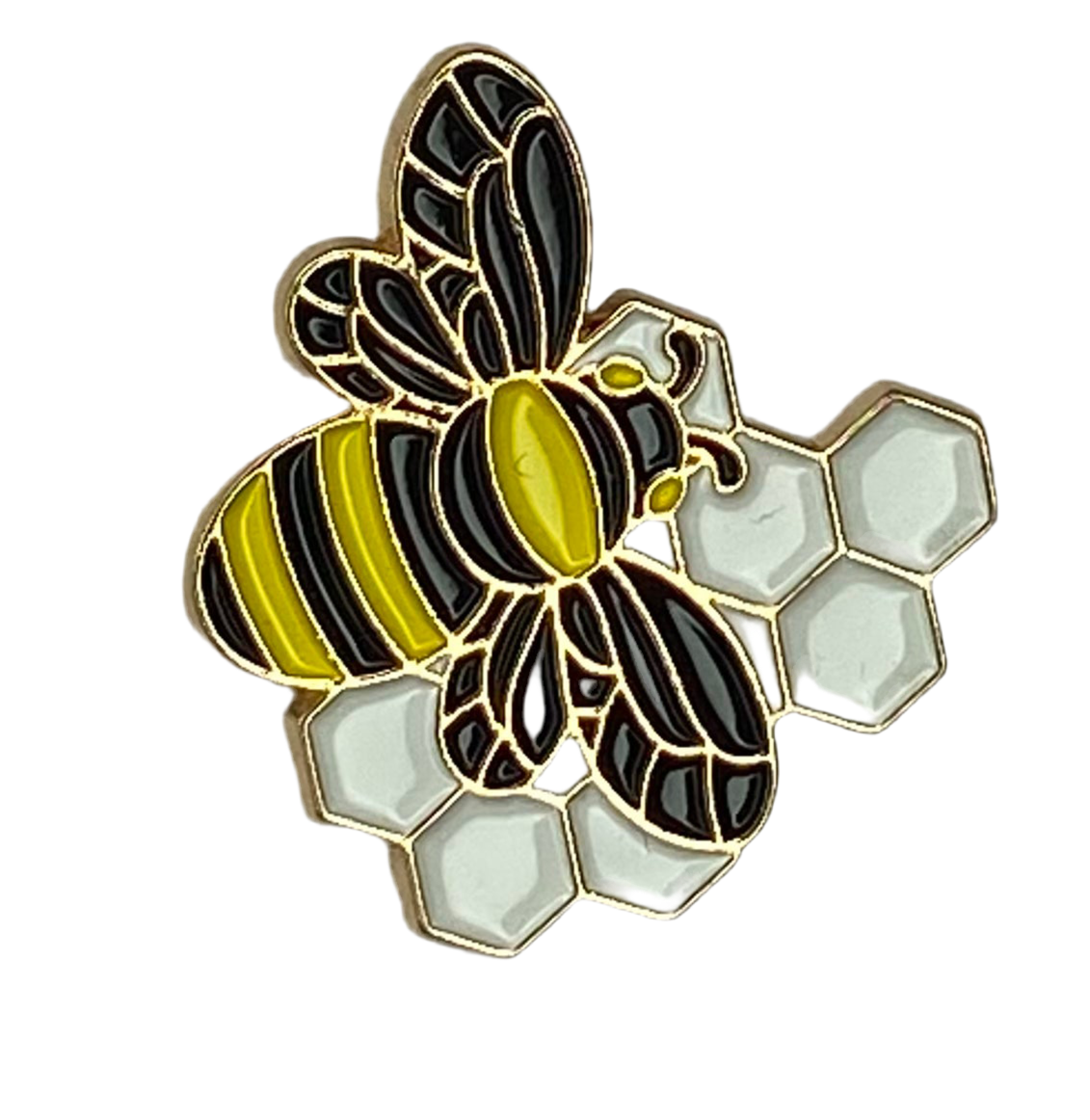 Pin de esmalte de abeja