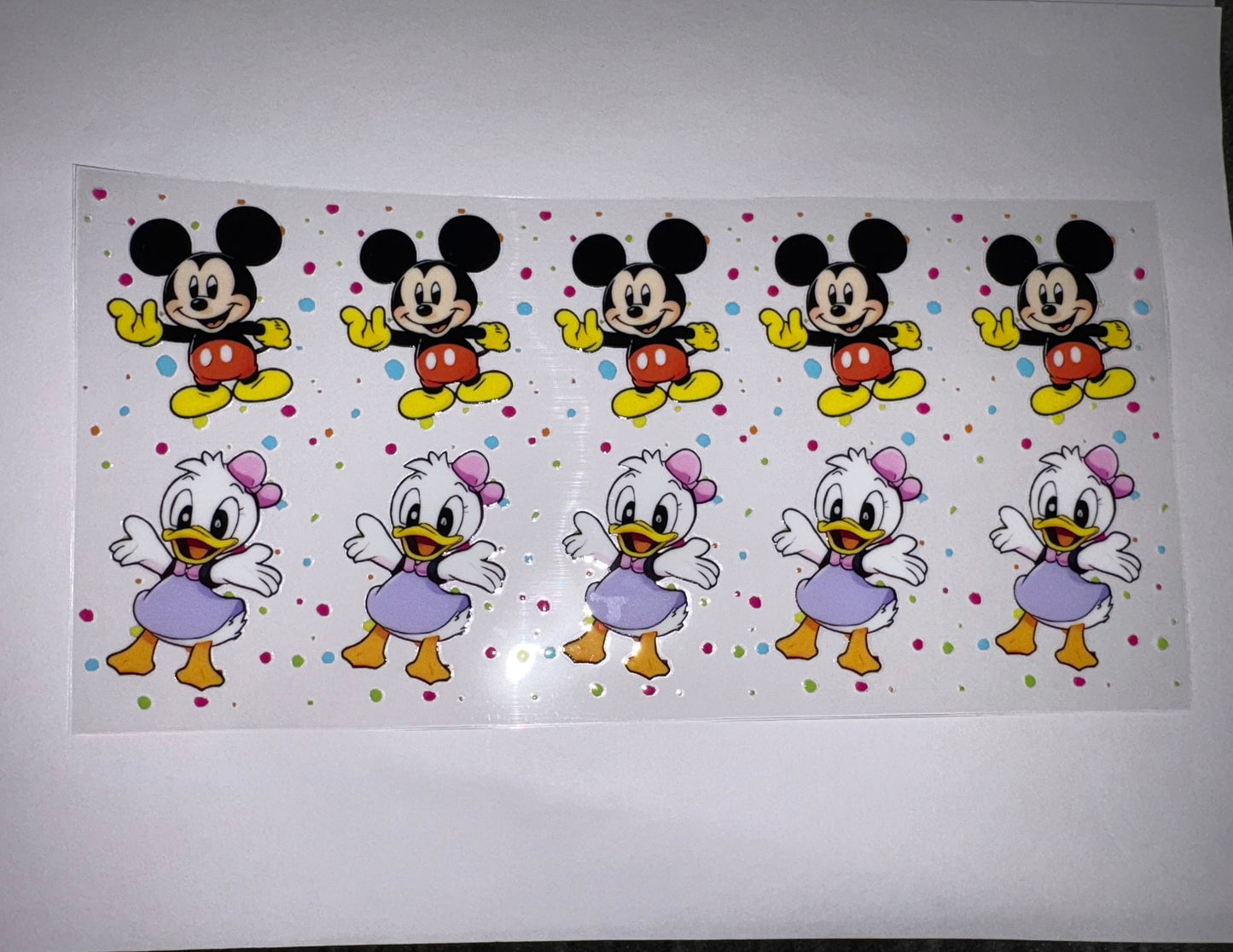 Mickey & Daisy CUP WRAP DIY