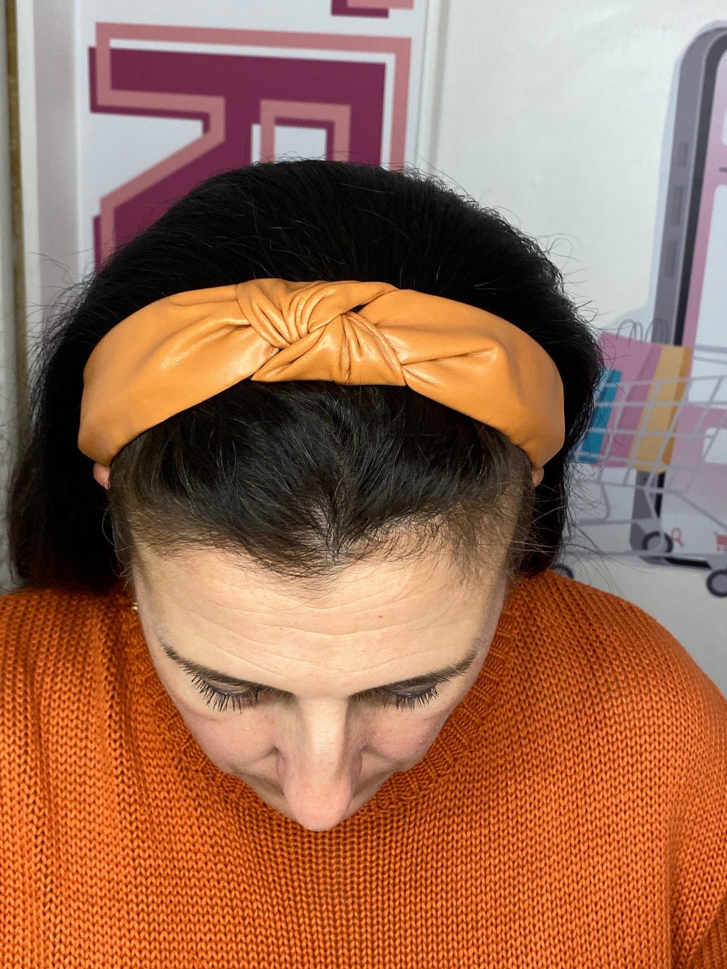Leather Hair Knot Headband | 3 Colours