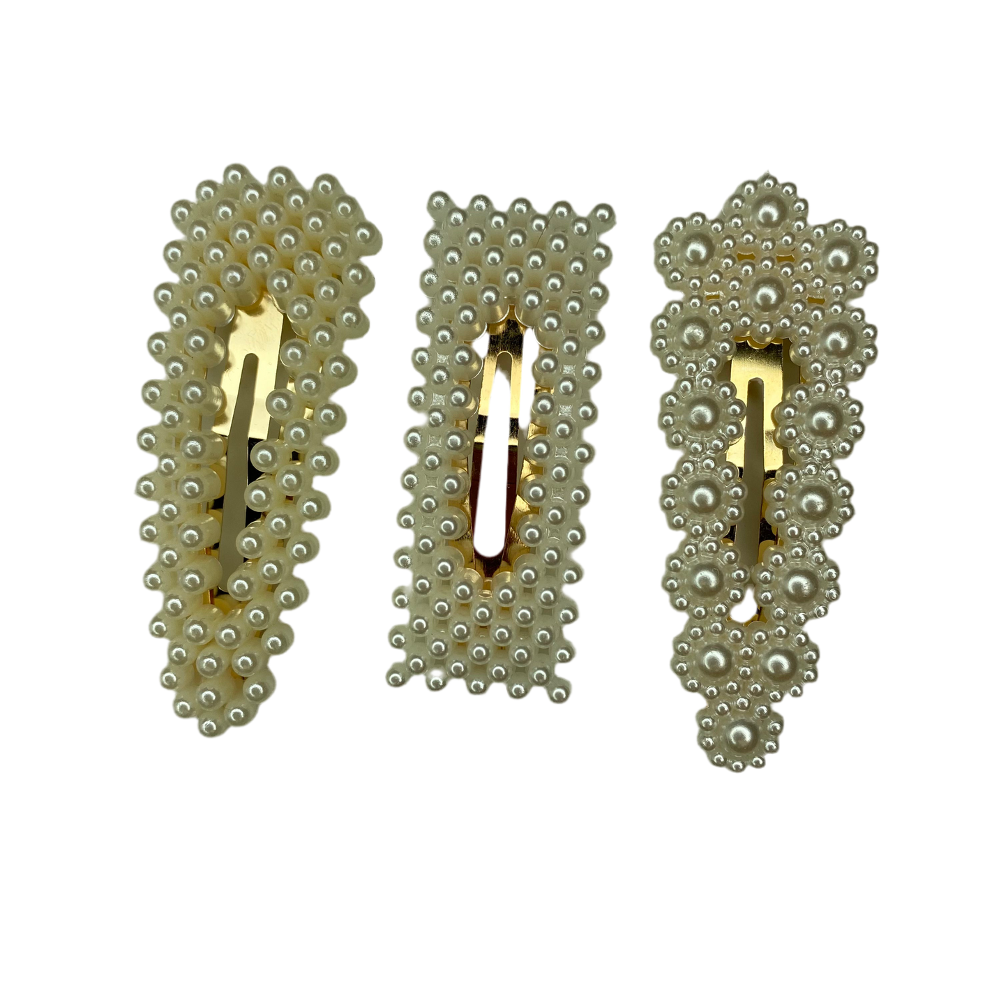 Pinza para el pelo con broche de perla
