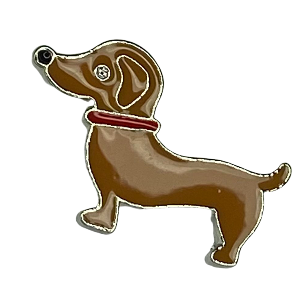 Épingle d’émail de chien de teckel