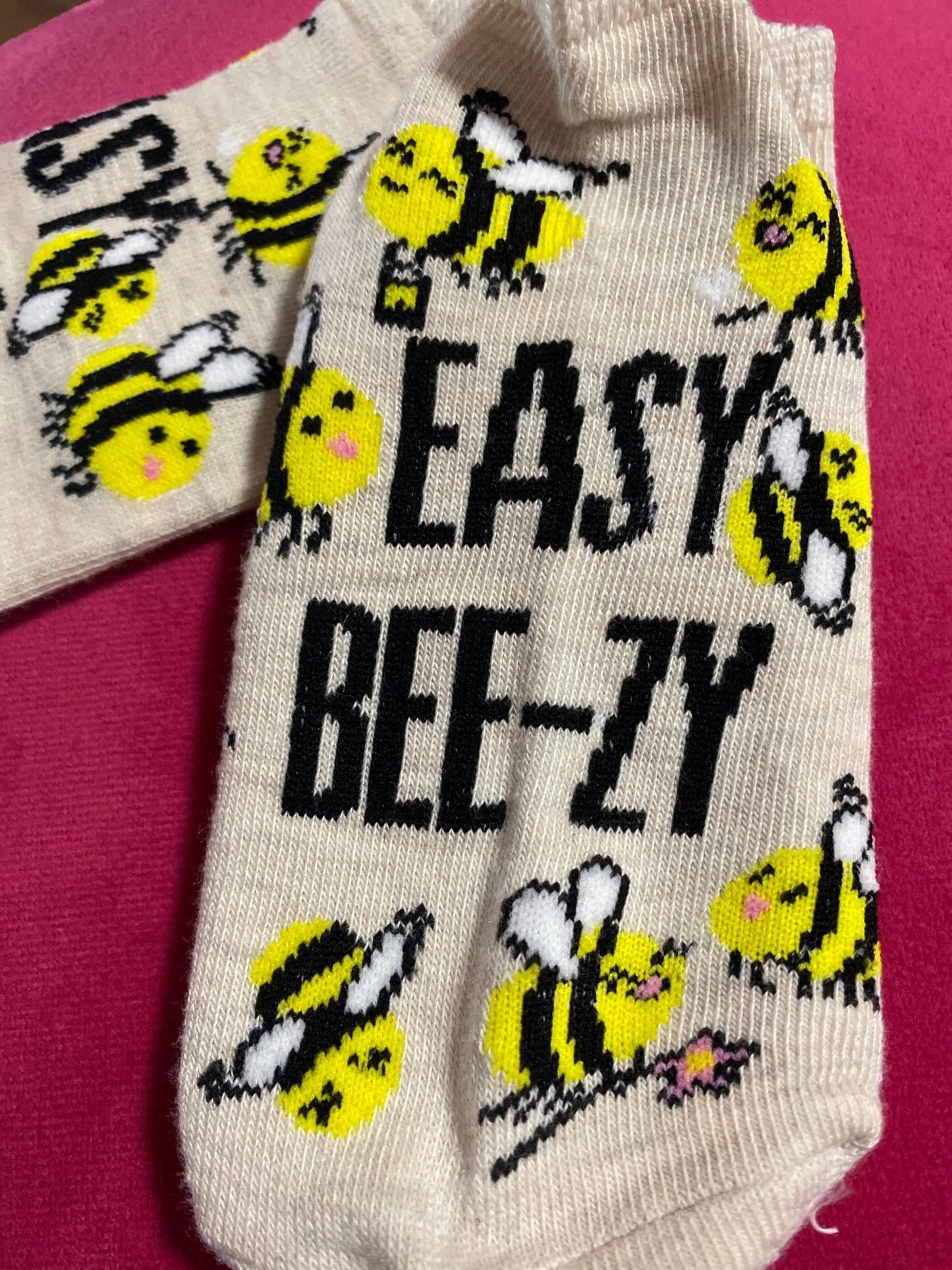 Easy Bee-Zy Ankle Socks