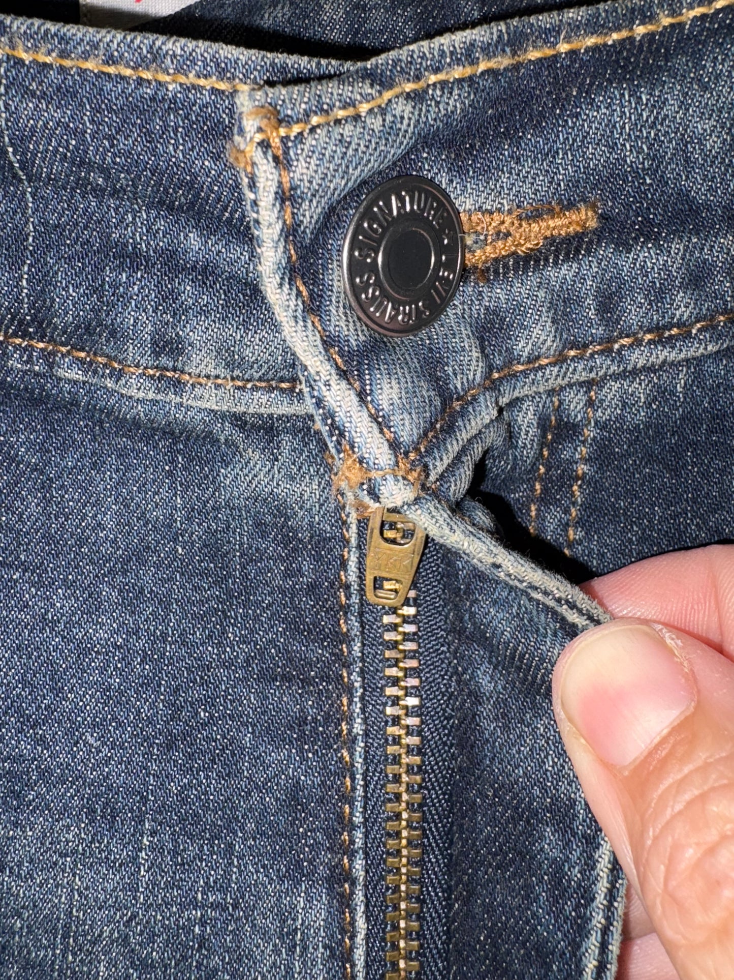 LEVIS Strauss STRAIGHT Leg Denim Jeans 42x32 1055