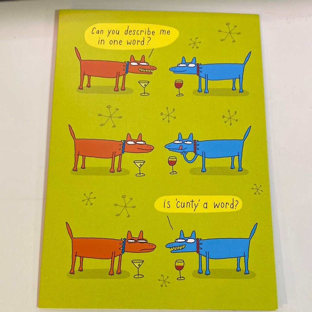 Describe Me Greeting Card Anniversary