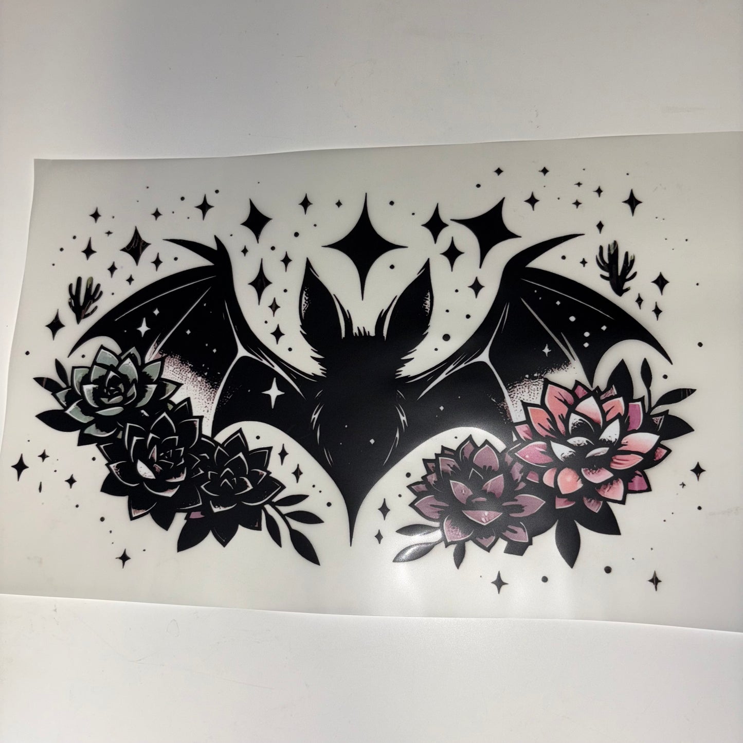 HALLOWEEN | Lotus Floral Bat SHIRT TRANSFER