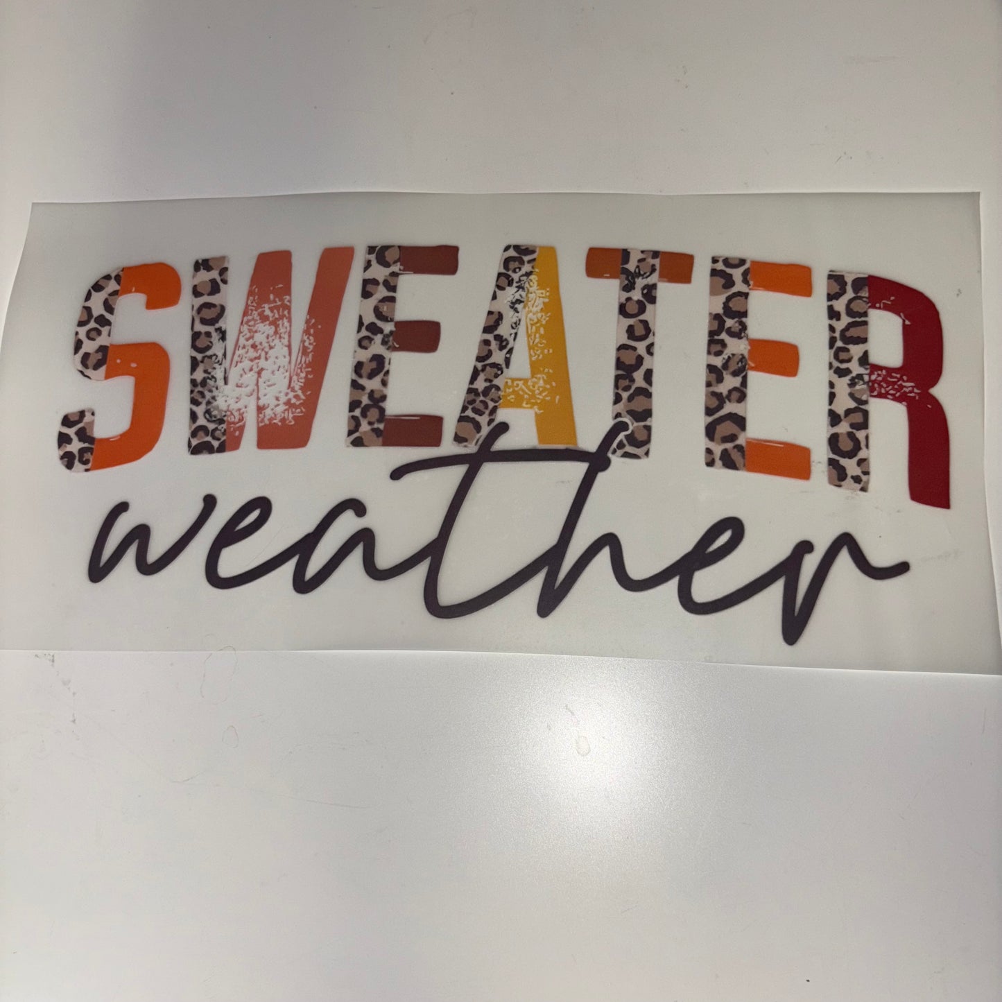FALL | Sweater Weather SHIRT TRANSFER