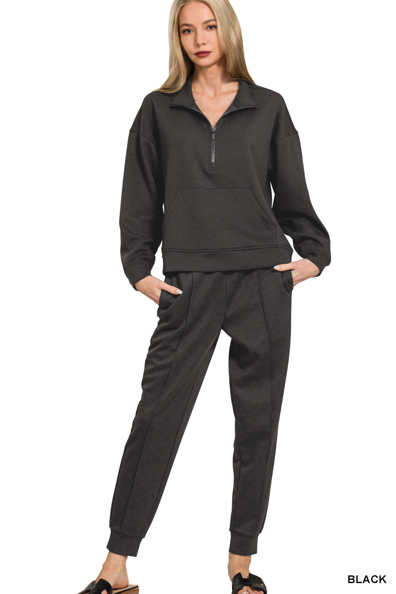 PREORDER SCUBA Half Zip Sweater & Joggers
