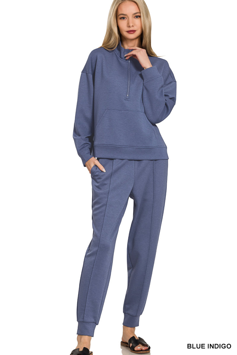 PREORDER SCUBA Half Zip Sweater & Joggers