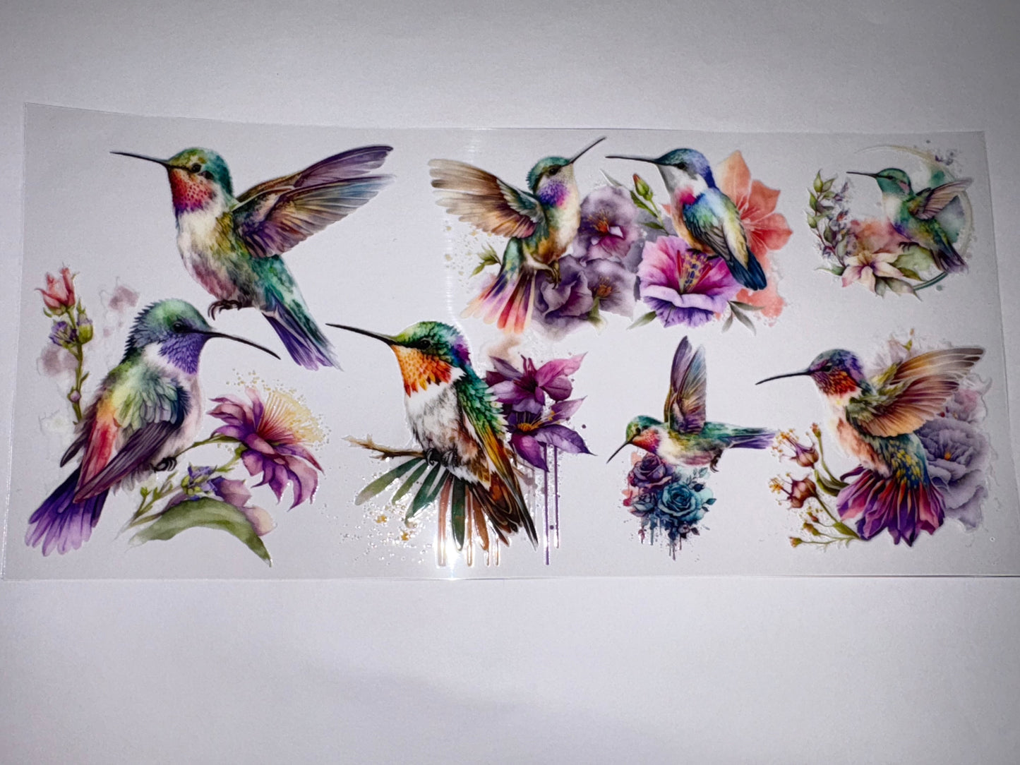 Hummingbirds CUP WRAPS DIY