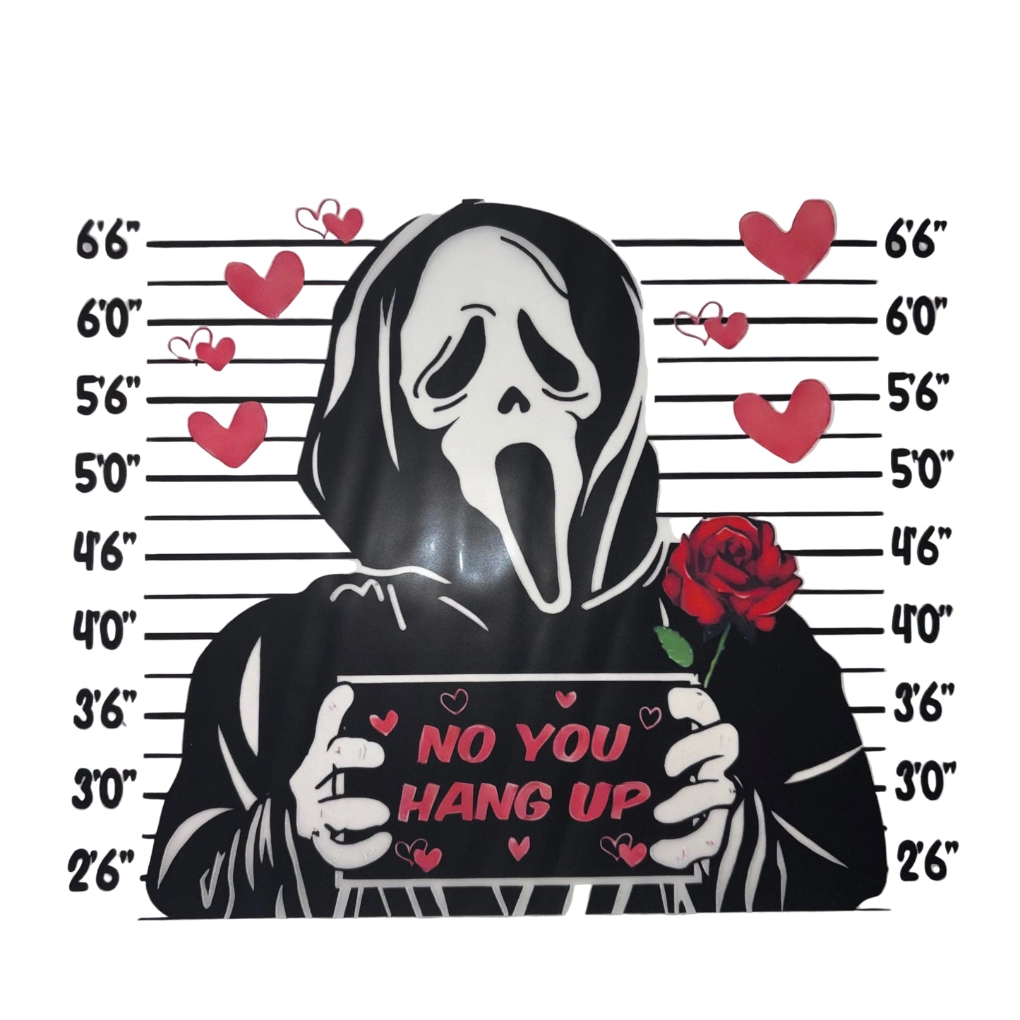 No You Hang Up Ghost Face Shirt Transfer