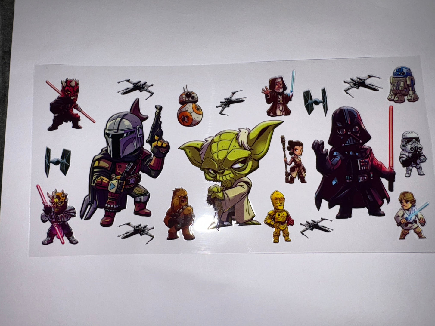 Yoda and Friends CUP WRAP DIY