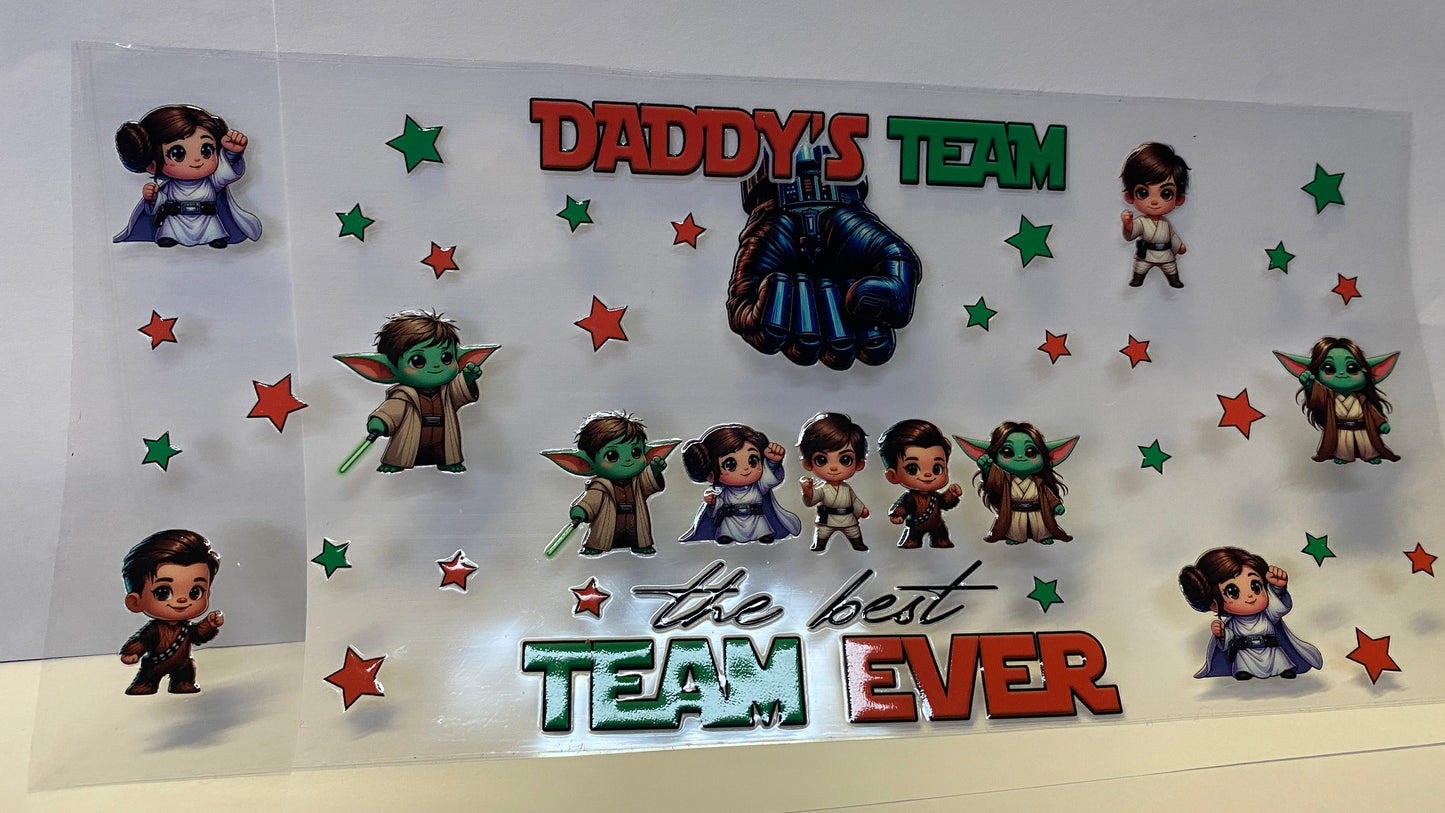 Daddy's Team Star Wars CUP WRAP