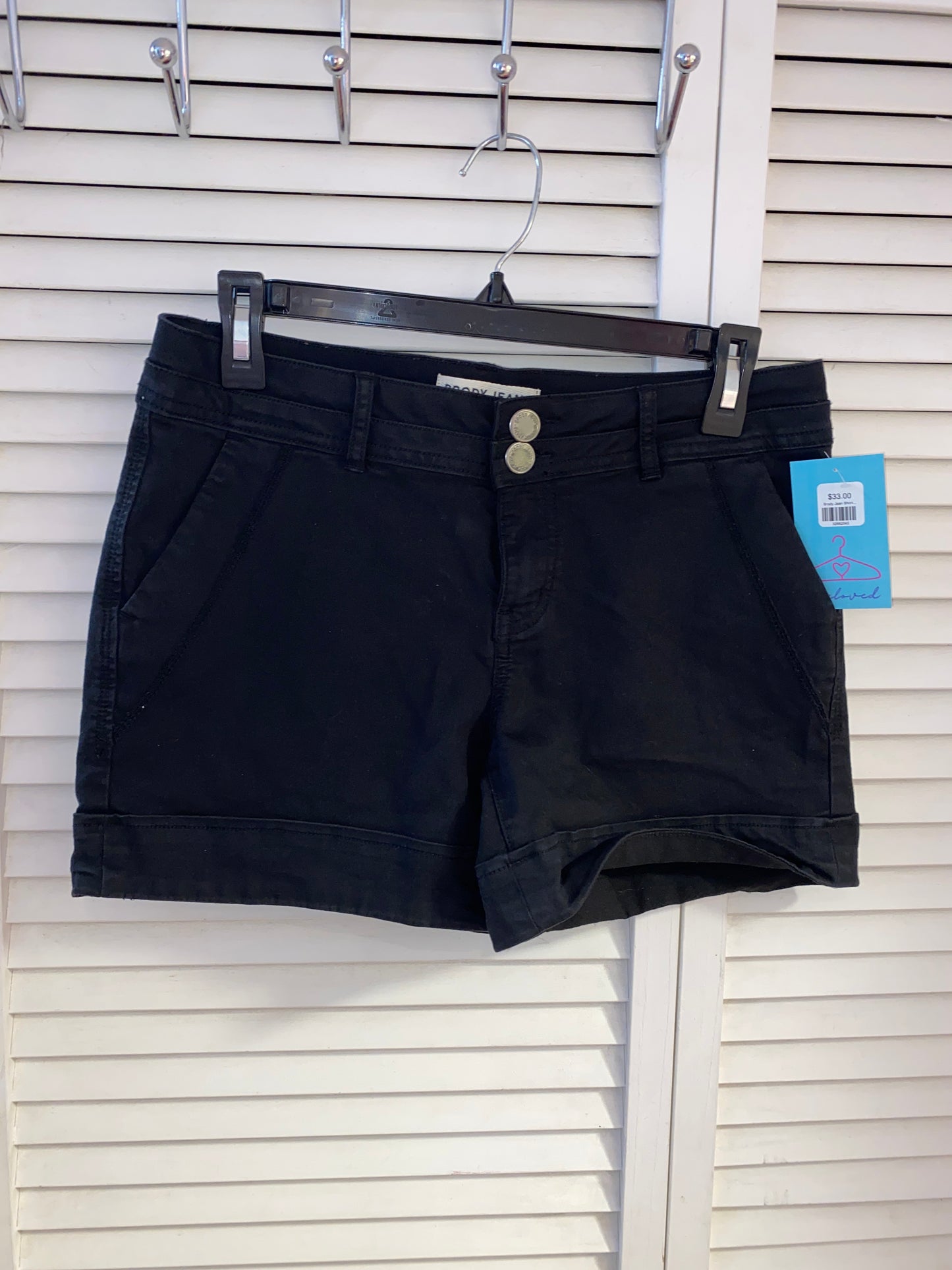 Brody Jean Shorts Black 27W 4.5L