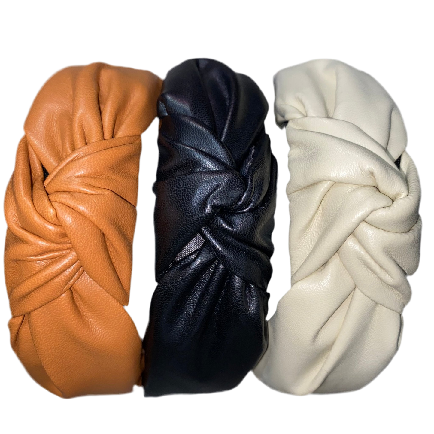 Leather Hair Knot Headband | 3 Colours