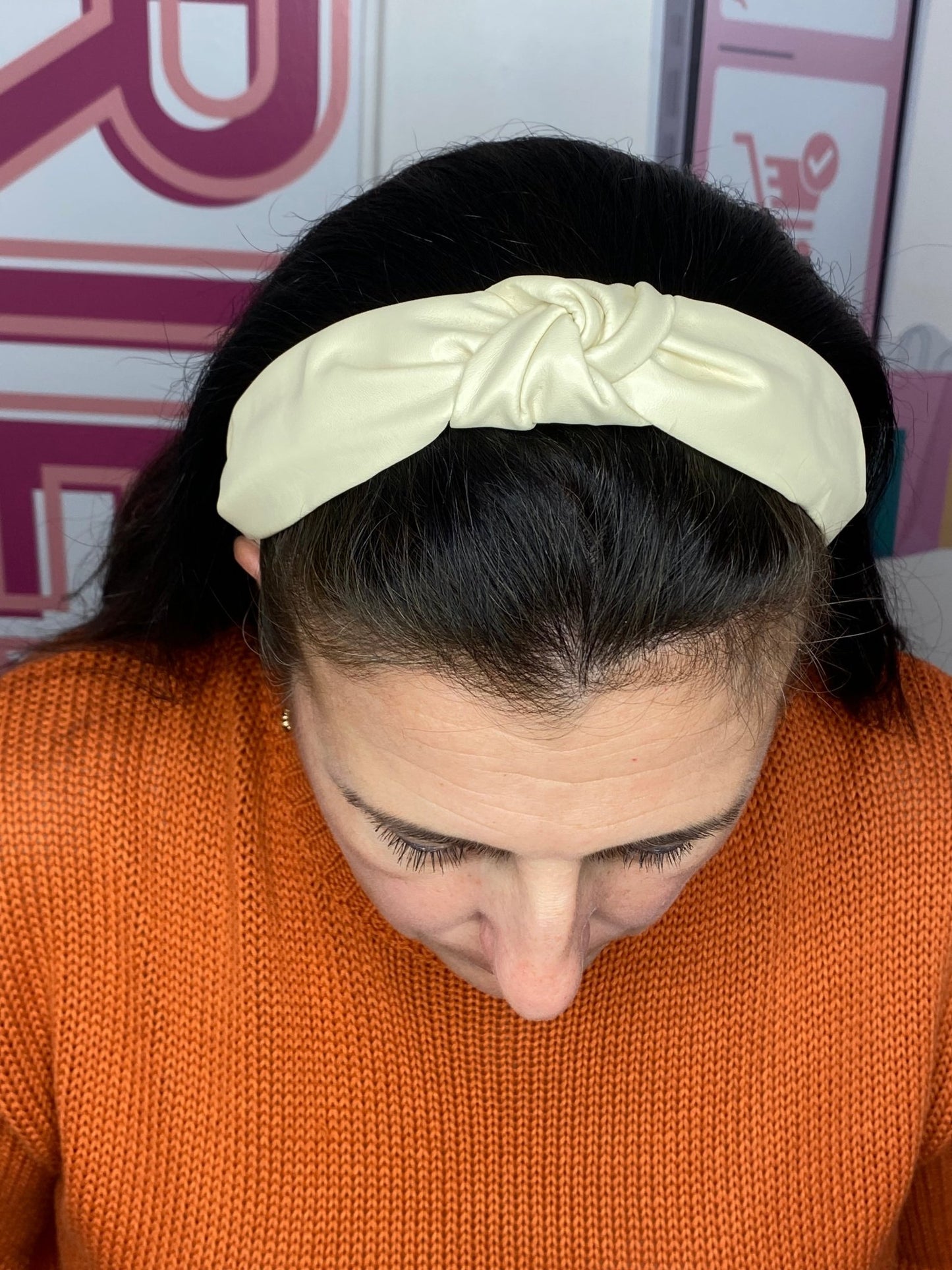 Leather Hair Knot Headband | 3 Colours
