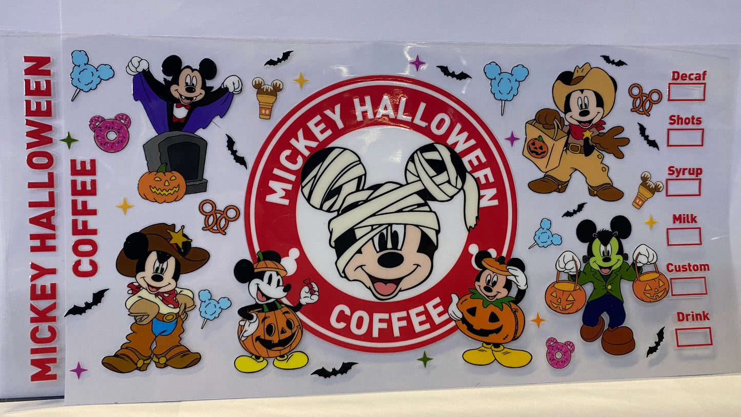 Mickey Halloween CUP WRAP