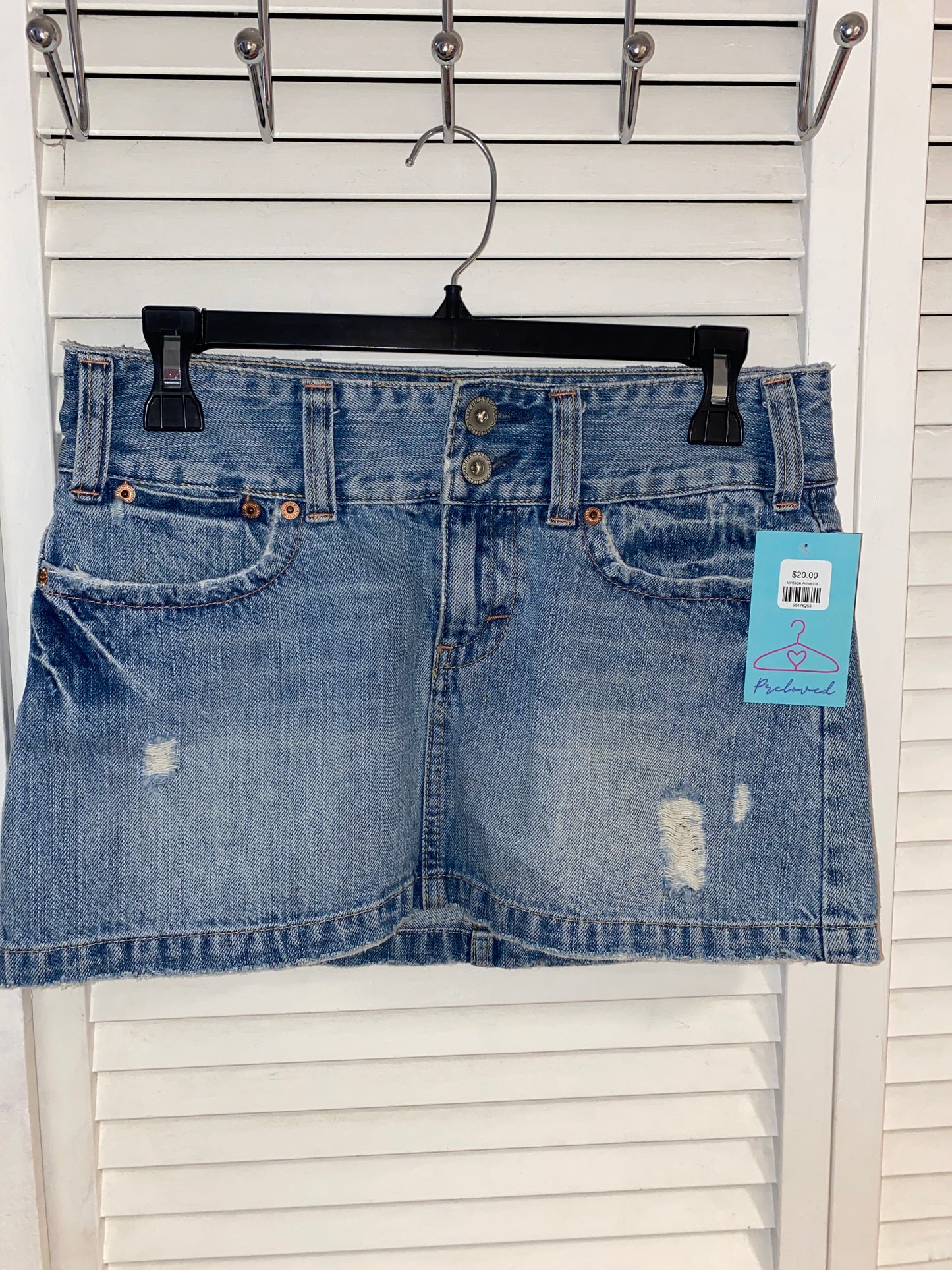 Vintage American Eagle Jean Skirt Size 02
