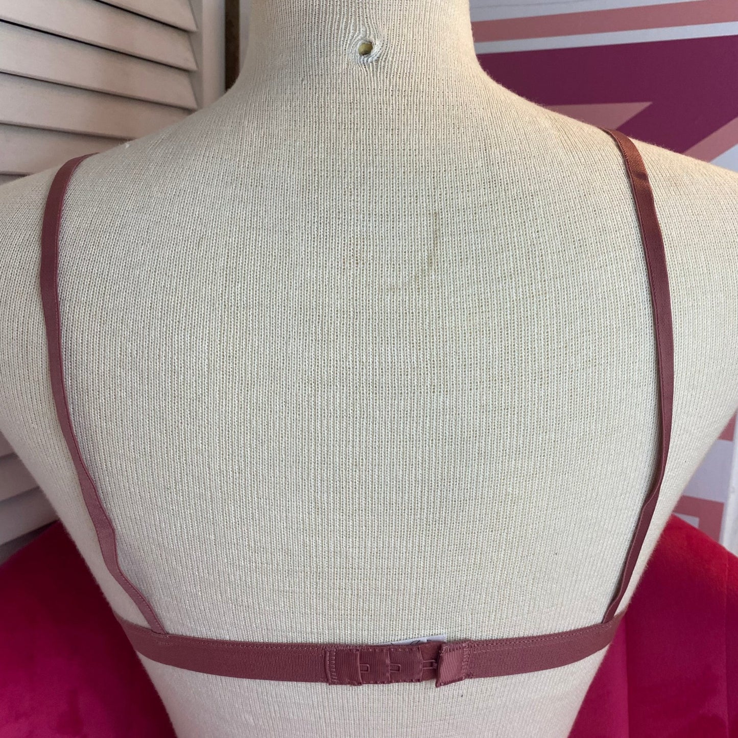Lipstick Mesh Jersey Bralette