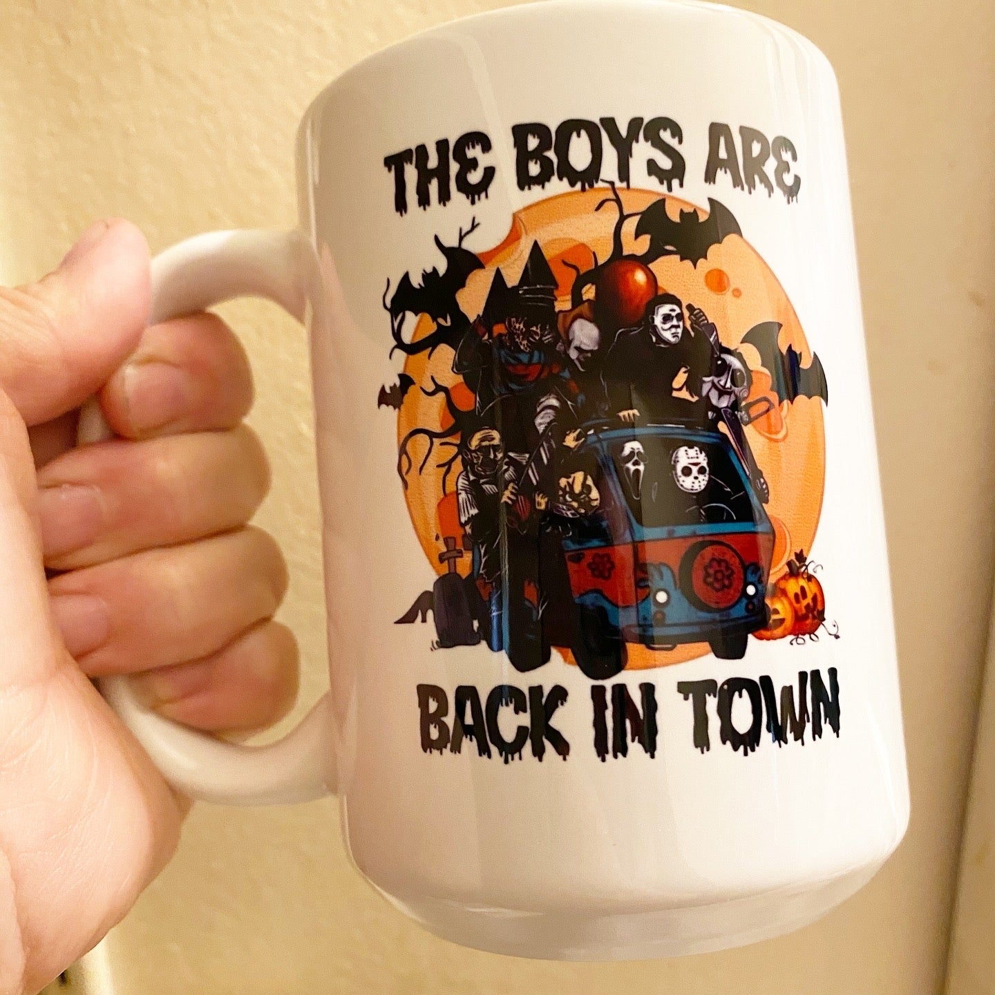 The Boys are Back In Town Halloween Mug