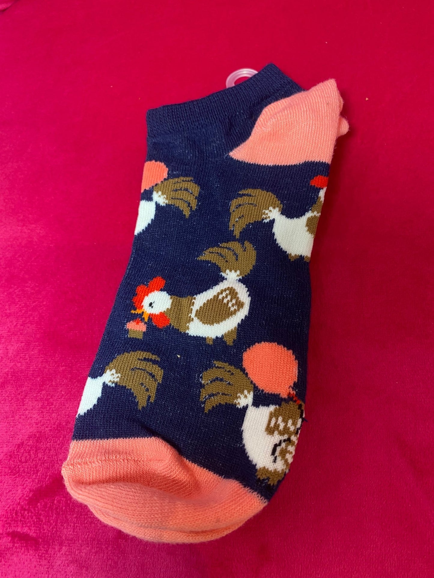 Rooster Ankle Socks