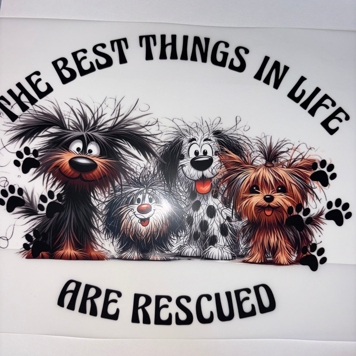 DOG Rescue Shirt Transfer