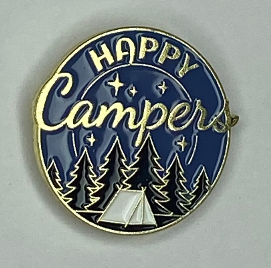 Pin de esmalte Camper feliz