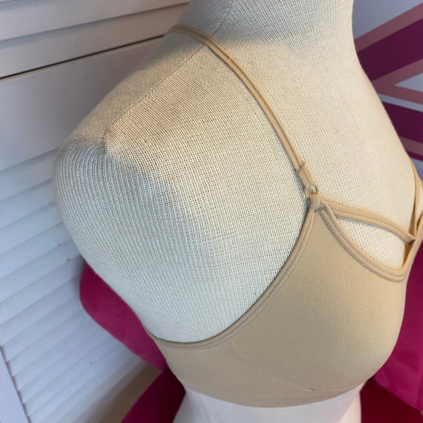 Beige Bralette Criss Cross