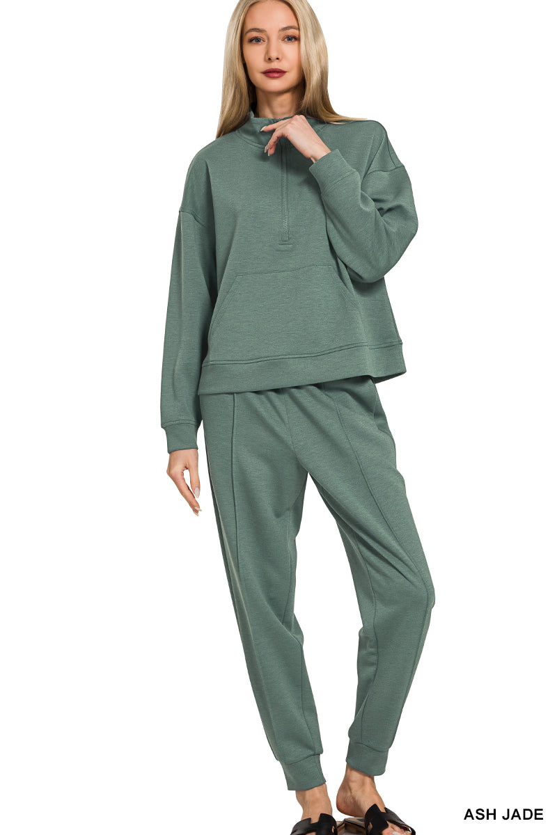 PREORDER SCUBA Half Zip Sweater & Joggers