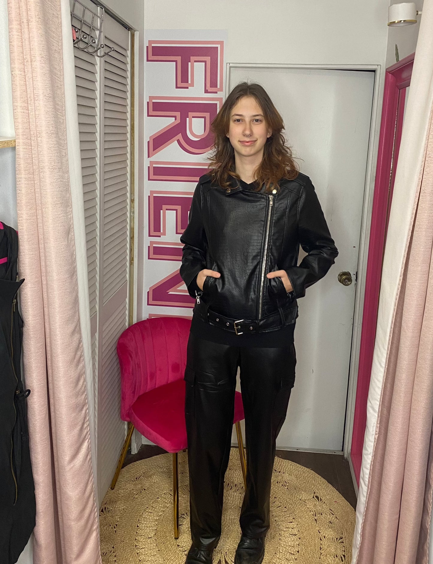 Chaqueta Moto En Relieve