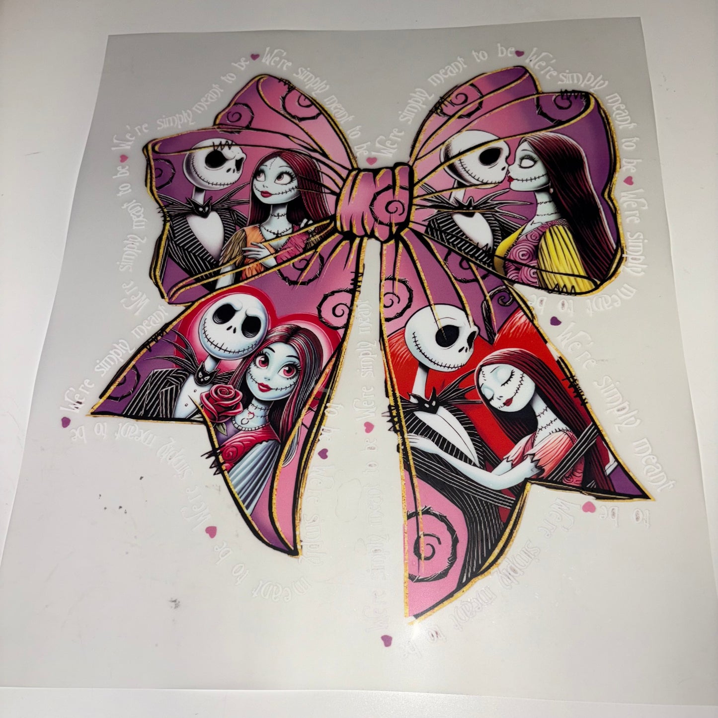 HALLOWEEN | Jack & Skully Bow SHIRT TRANSFER