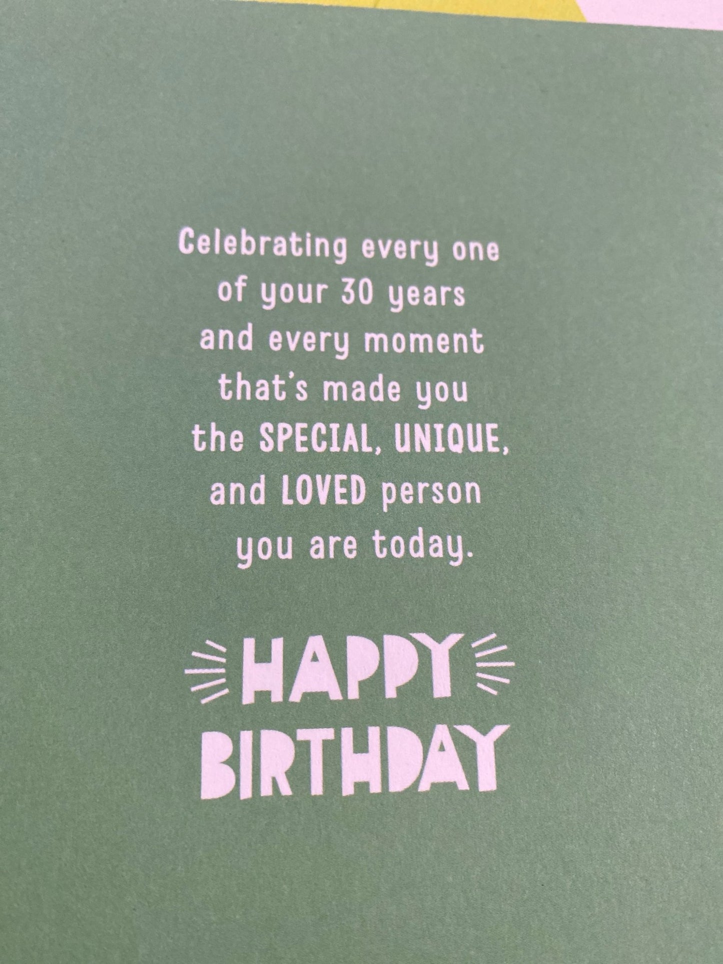 30 Amazing Years to You Birthday Greeting card