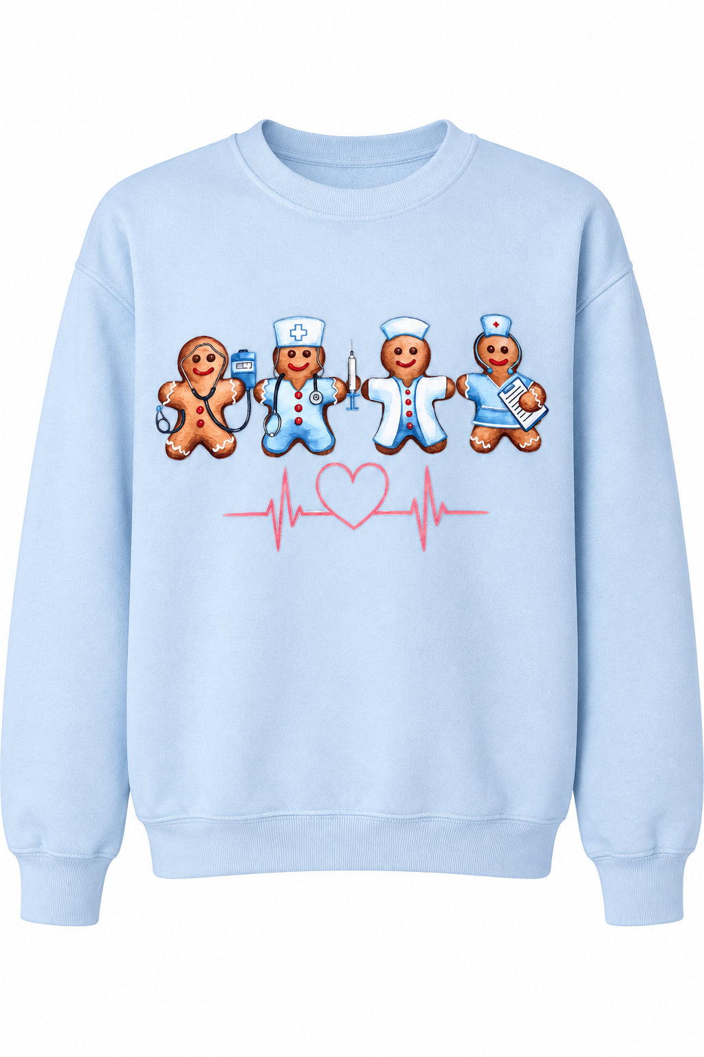CHRISTMAS | Gingerbread Nurses Crewneck Sweatshirt