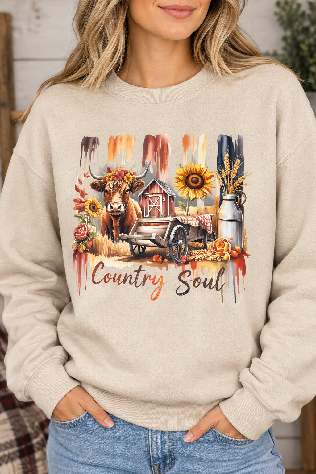 Country Soul Crewneck Sweatshirt