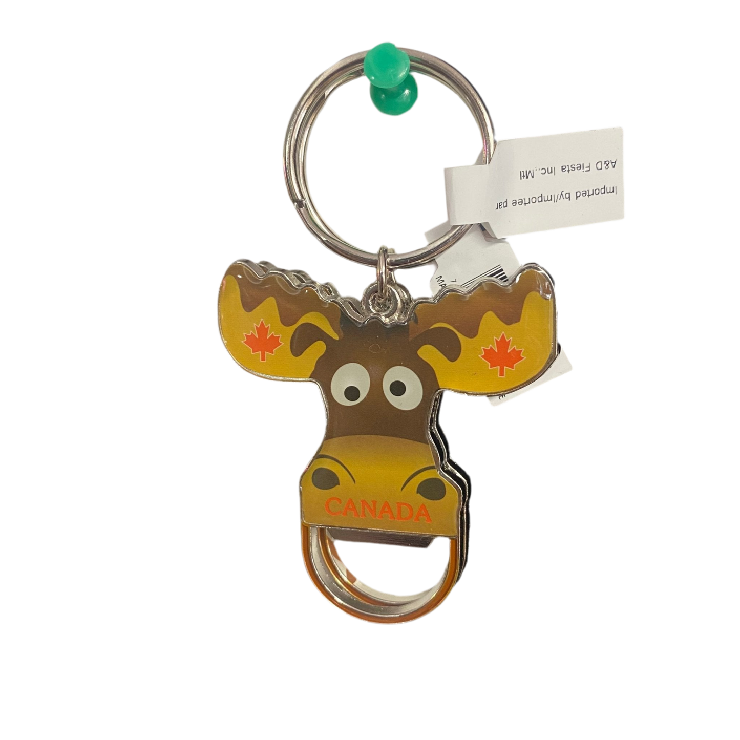 Moose Bottle Opener Canada Keychain Souvenir