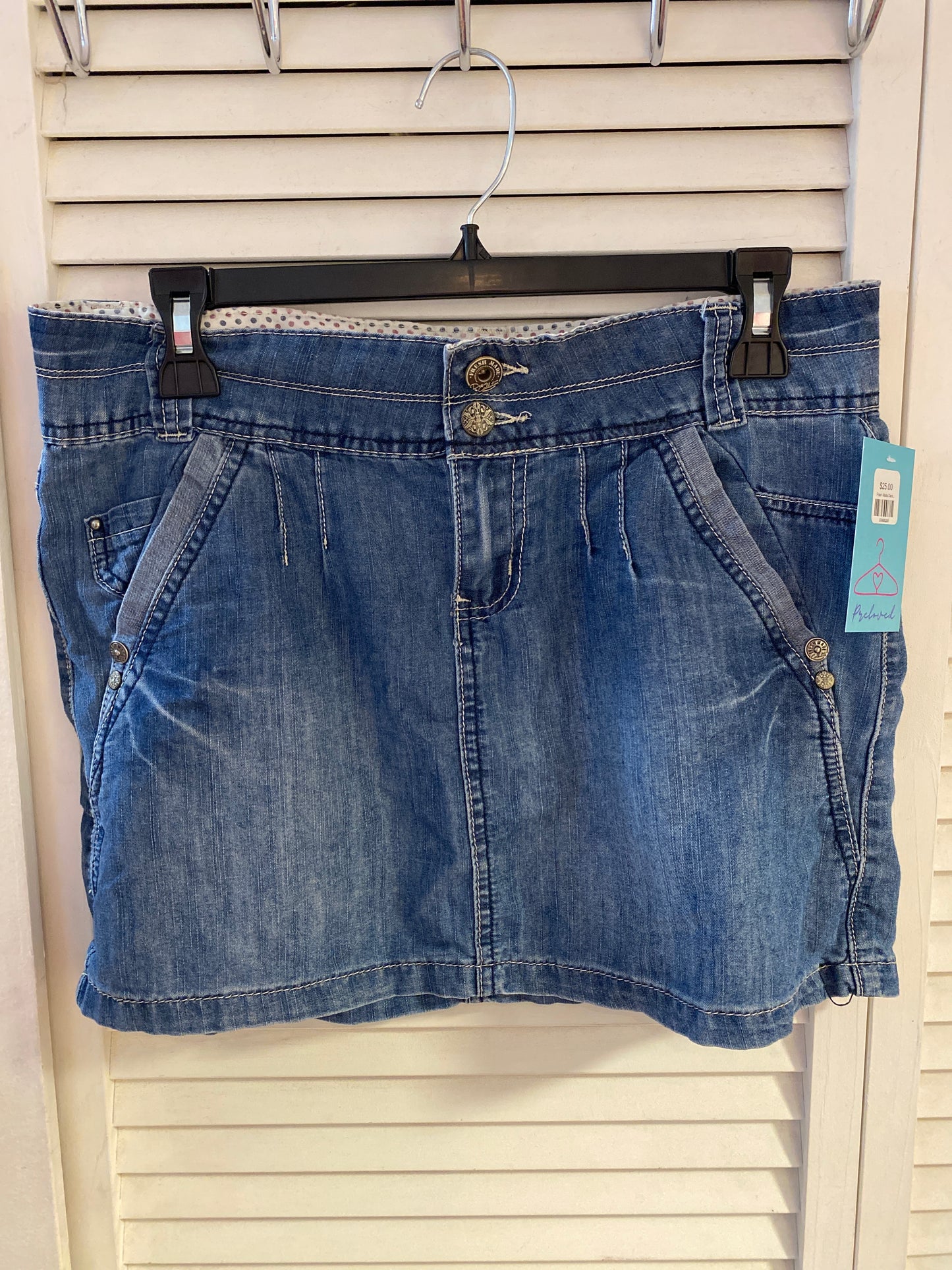 Jupe en jean de la collection Fresh Made Denim, taille M