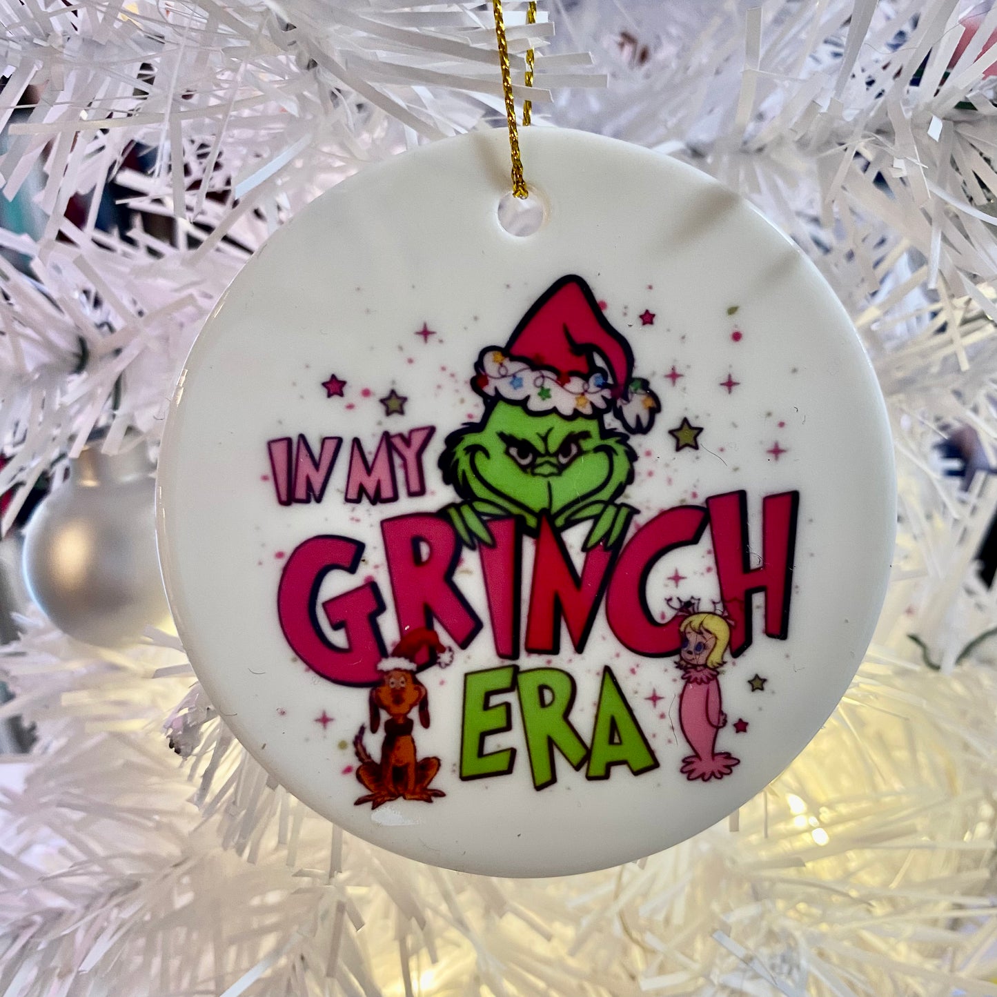 In My Grinch Era Christmas Ornament Tree Hanger