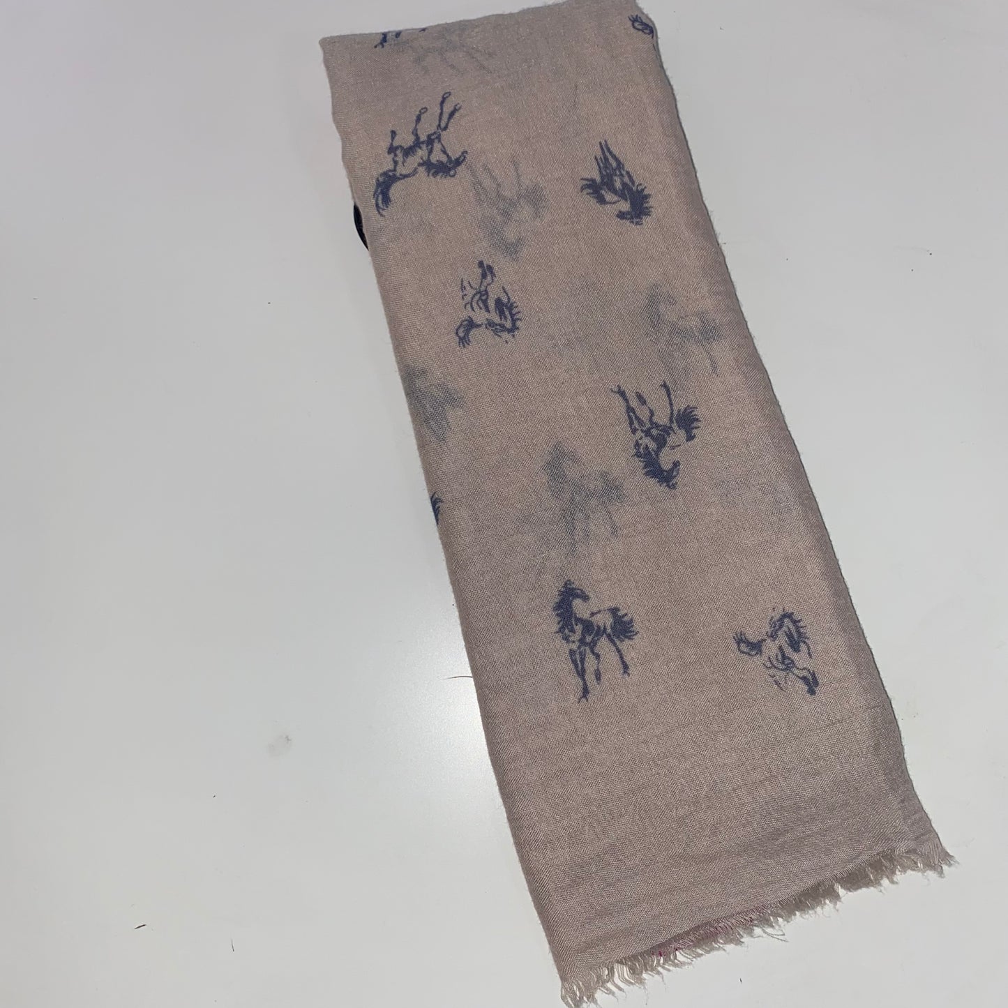 Bufanda Caballo Beige
