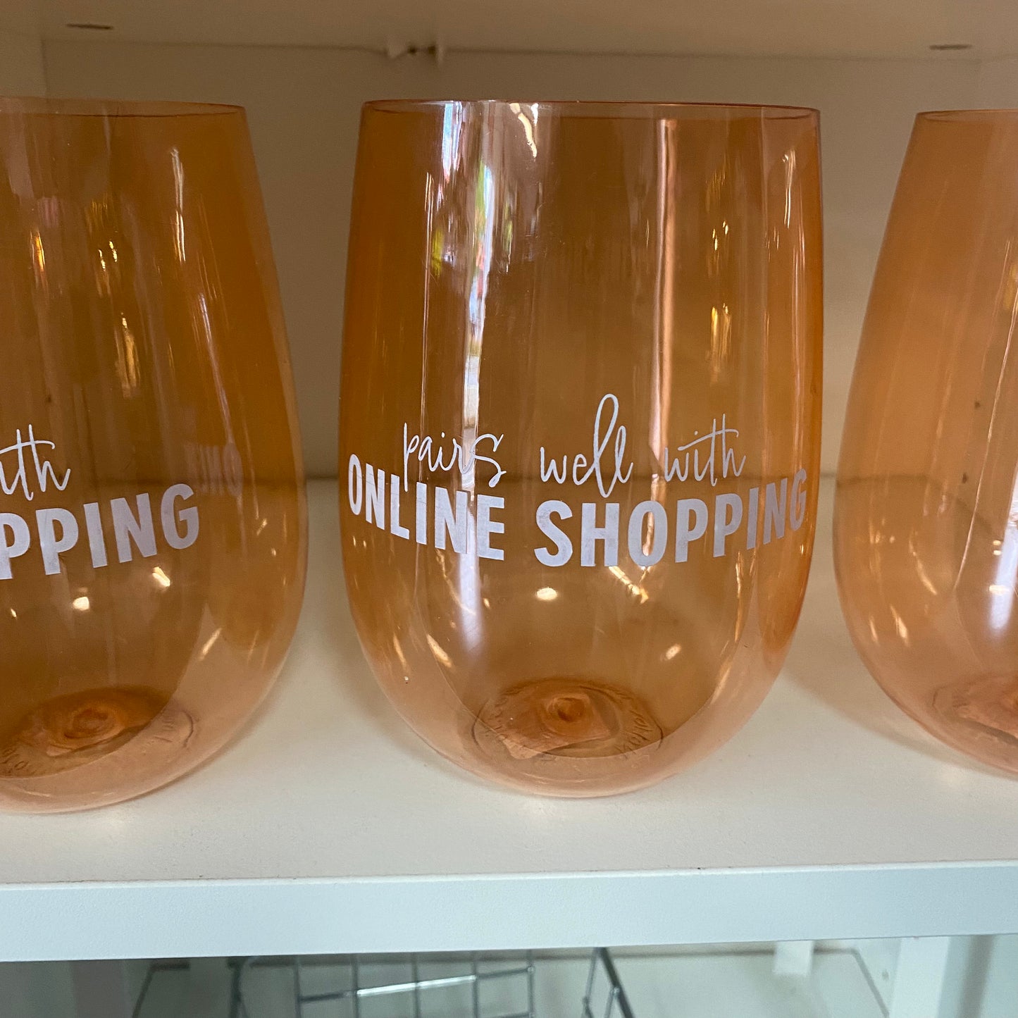 Pairs well with Online Shopping Oversized Wine Glass