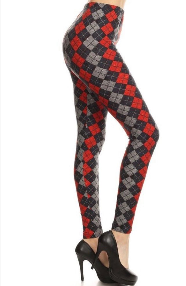 Argyle Adult Adult Leggings