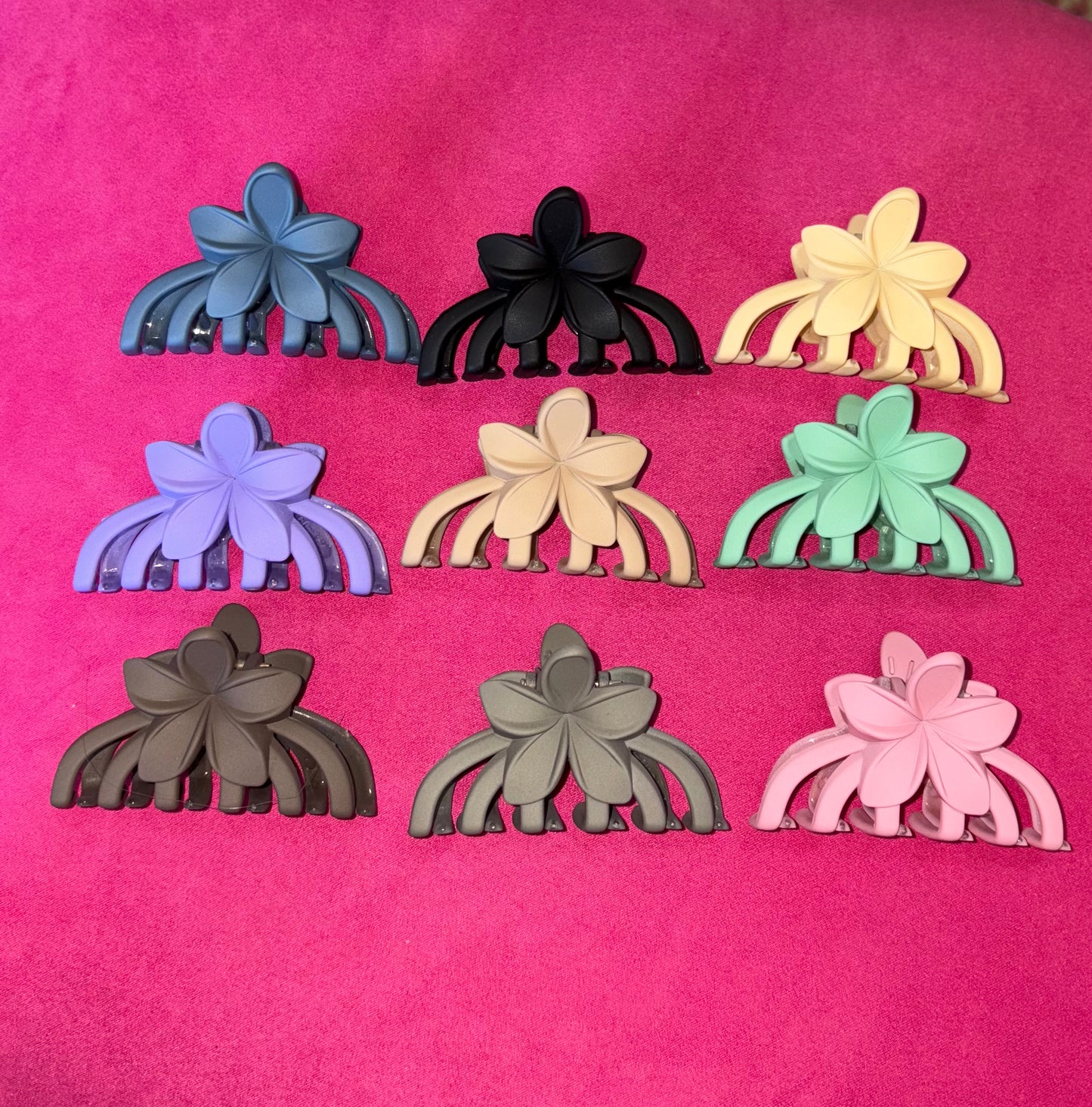 Floral Hair Claw Medium