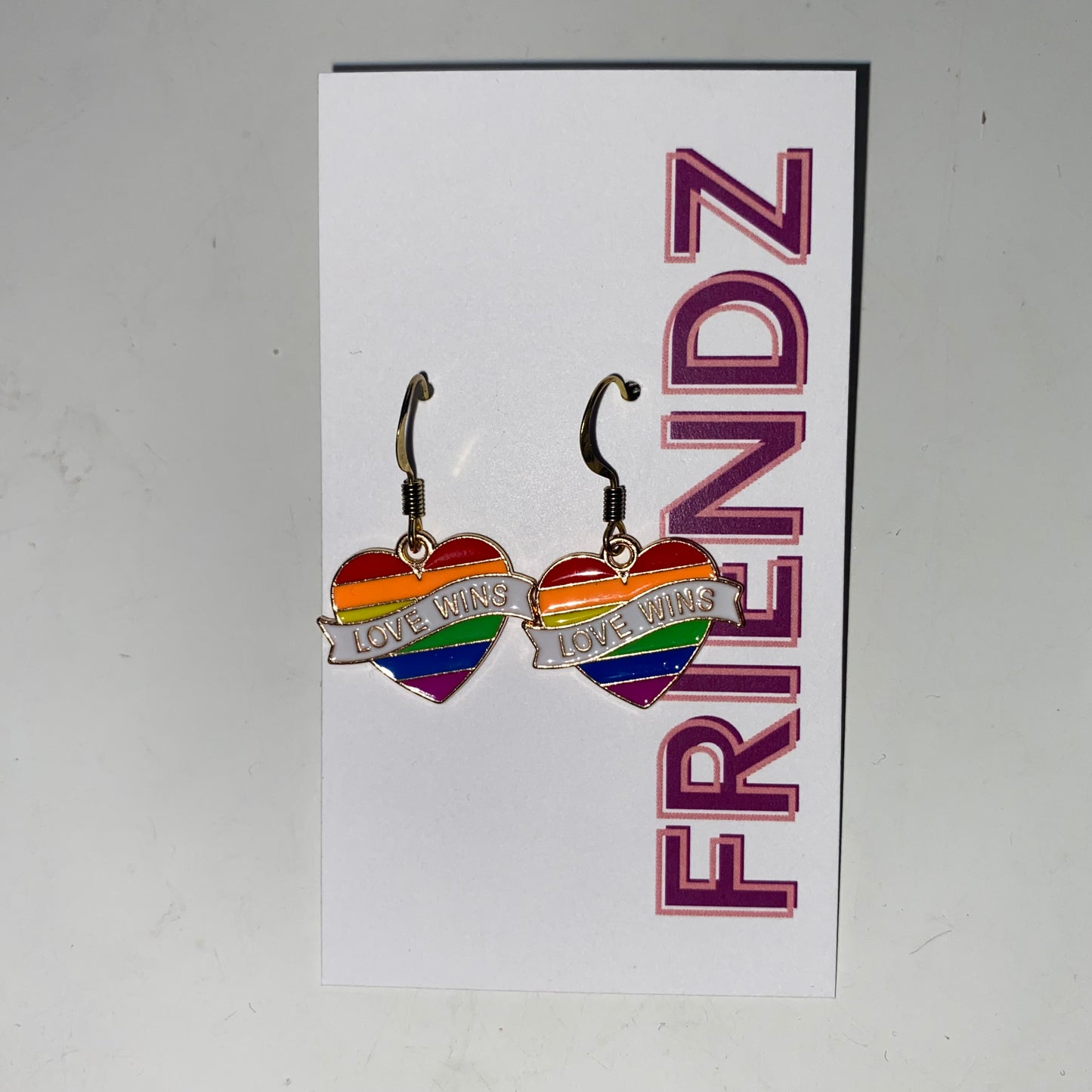 Love Wins Pride Hook Earrings