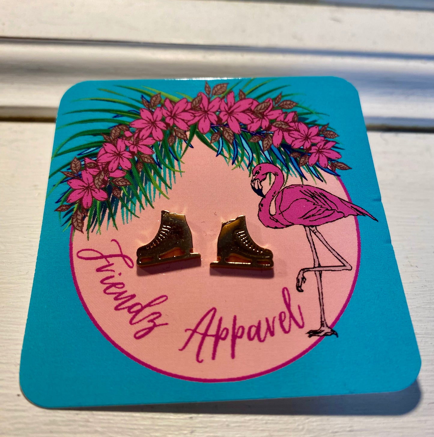 Ice Skating Stud Earrings