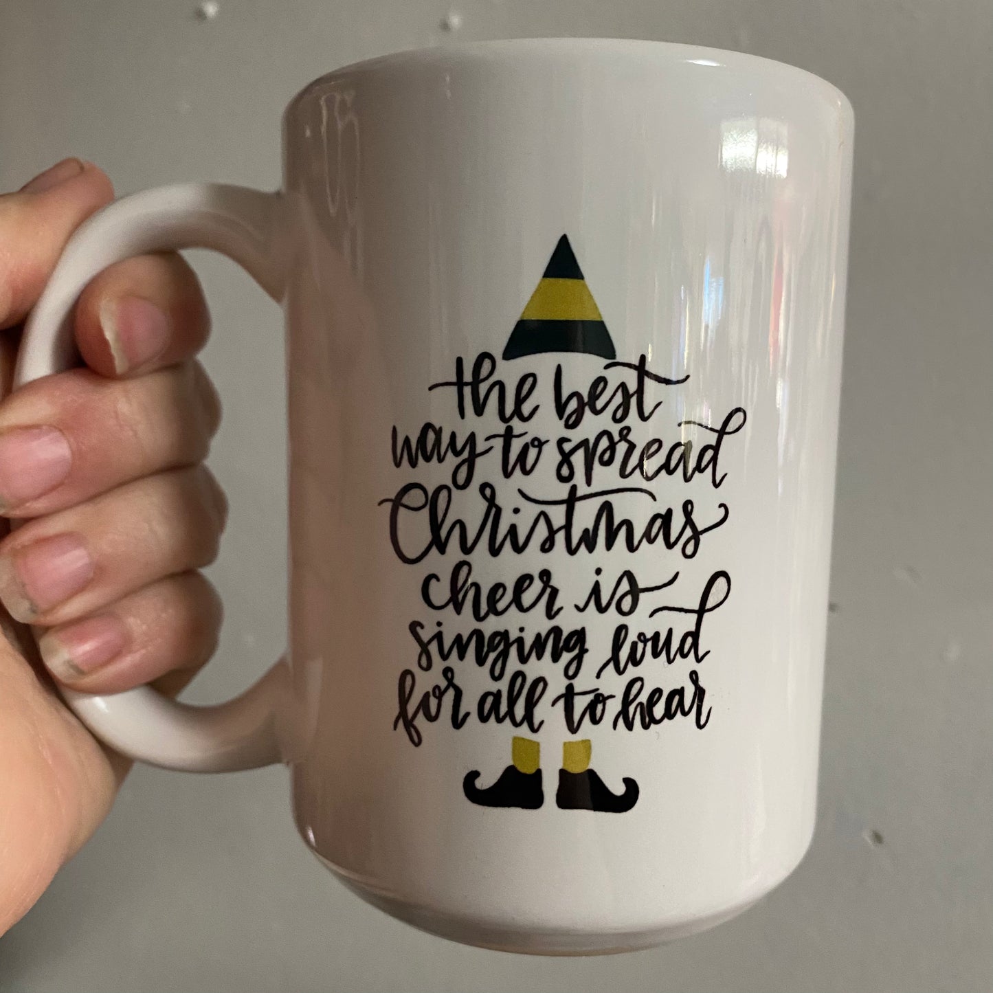 Taza Alegría navideña de duende